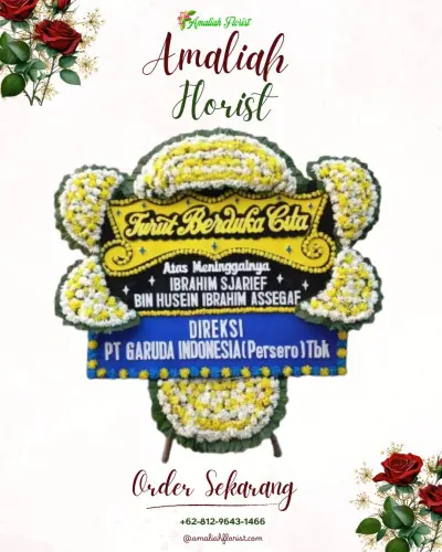 Papan Bunga Duka di Sumberngepoh